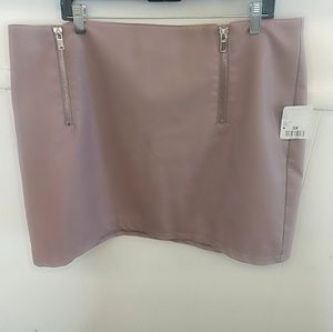NWT Forever 21 Faux Leather Mini Skirt